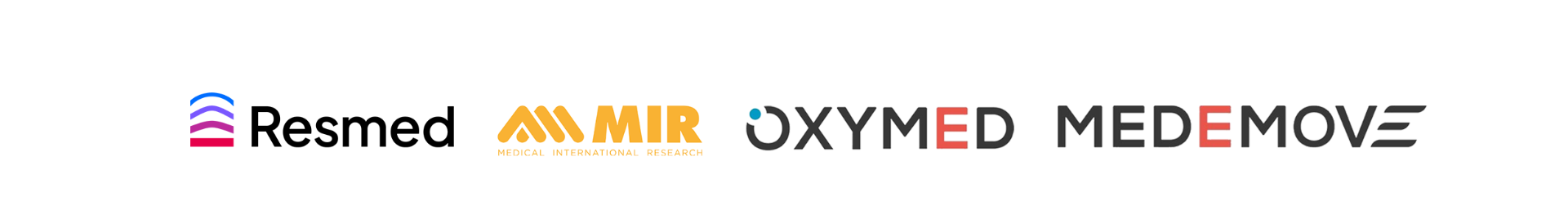 Authorized brands: Resmed, MIR, Oxymed, Medemove